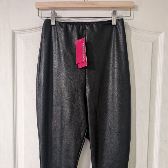 NWT Commando | Perfect Control Faux Leather Legging In Black - Picture 4 of 13